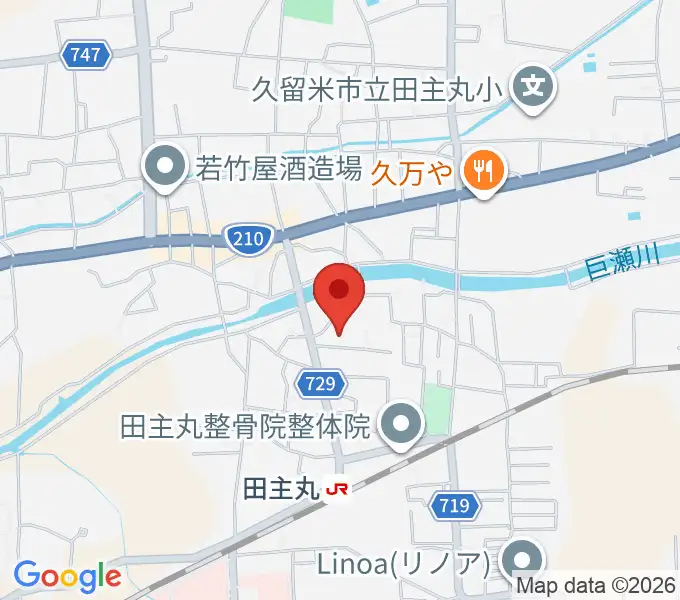 樋口のりこピアノ教室の地図