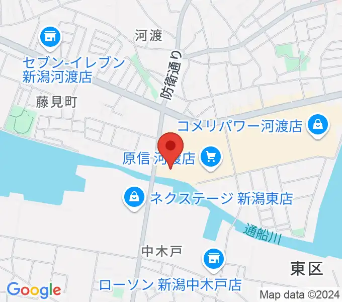 河渡総合センター ヤマハミュージックの地図