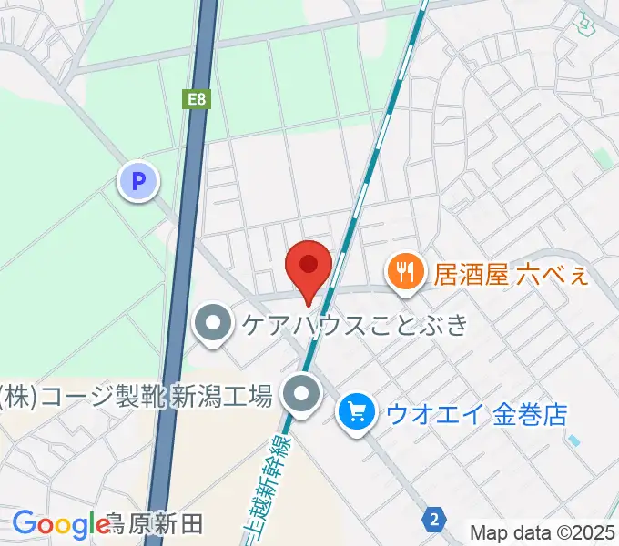 フィアテル鳥原 ヤマハミュージックの地図