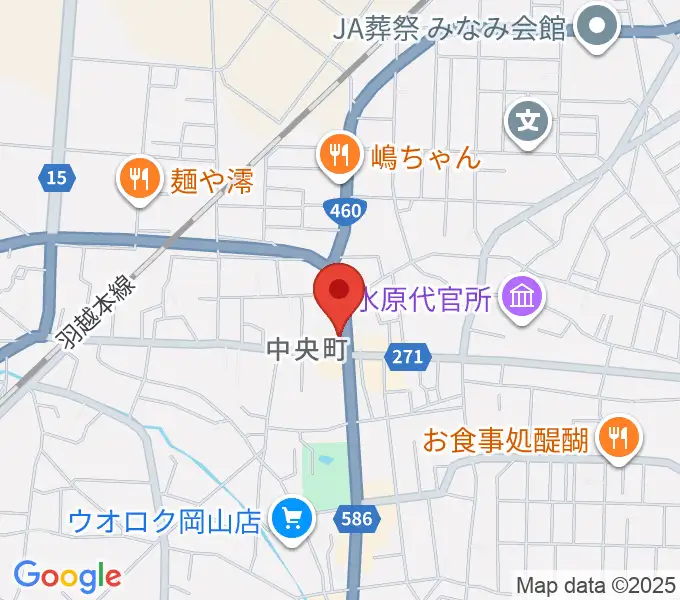 フィアテル水原 ヤマハミュージックの地図