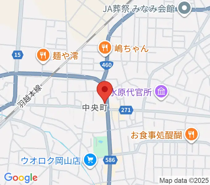 フィアテル水原 ヤマハミュージックの地図