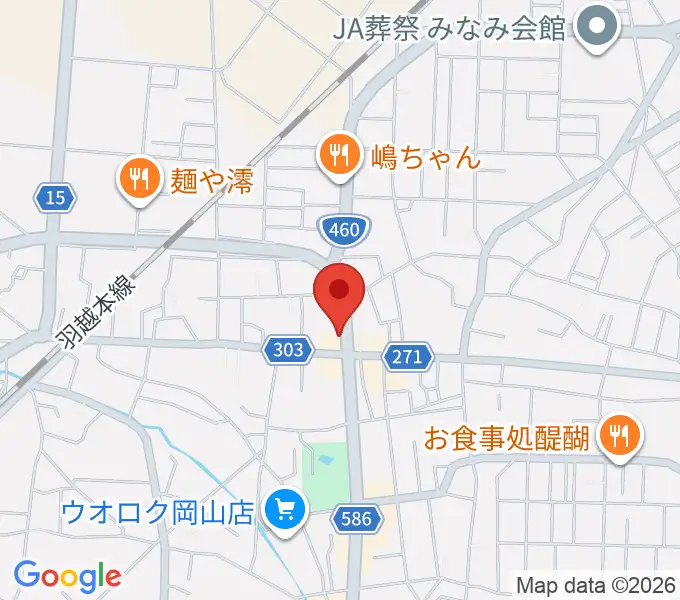 フィアテル水原 ヤマハミュージックの地図