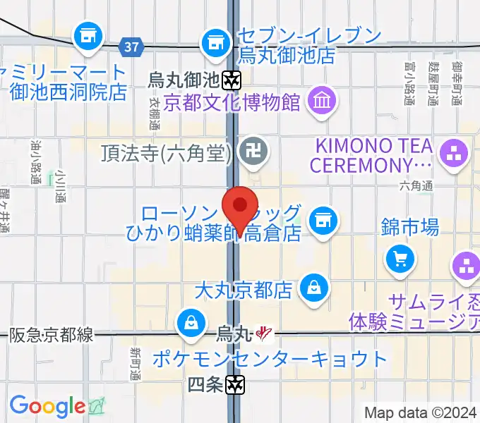 AKKUN’Sの地図