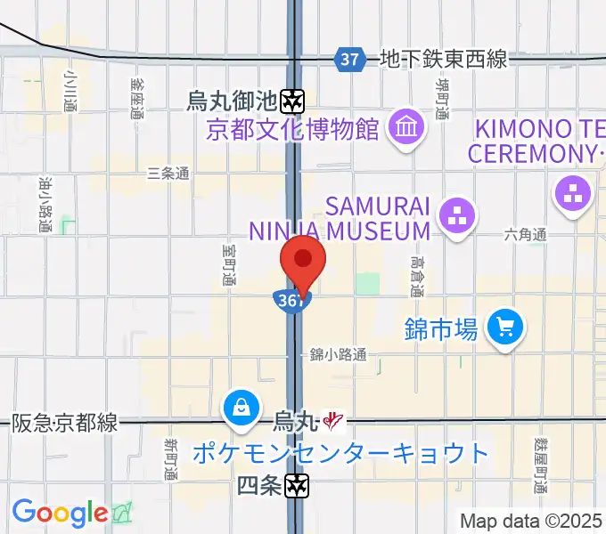AKKUN’Sの地図