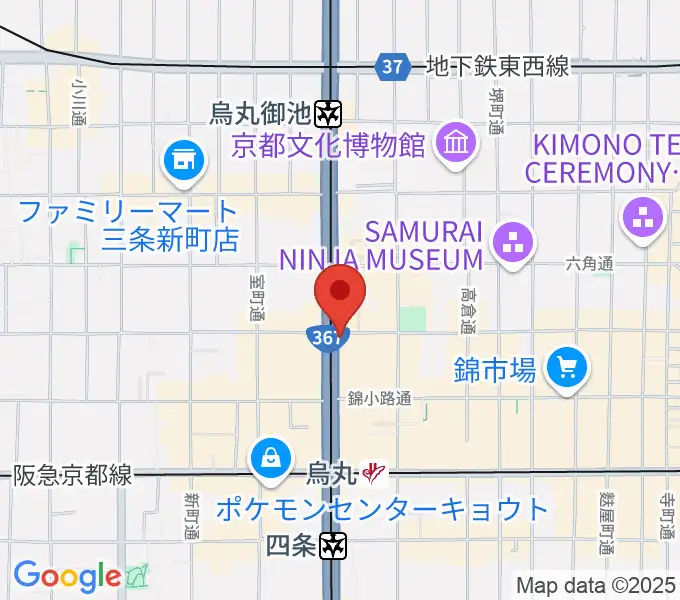 AKKUN’Sの地図