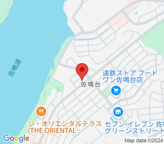 足立楽器店の地図