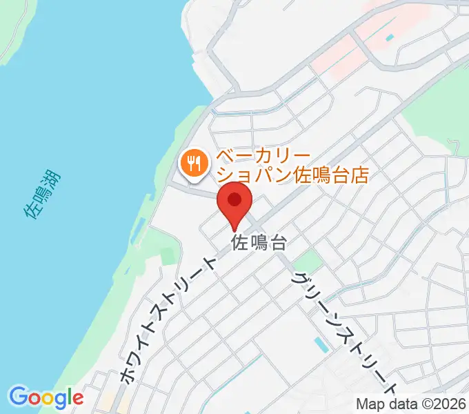 足立楽器店の地図
