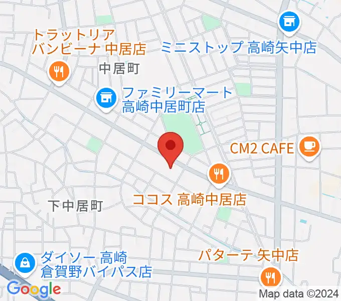 なかい総合センター ヤマハミュージックの地図