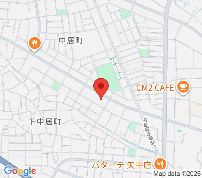 なかい総合センター ヤマハミュージックの地図