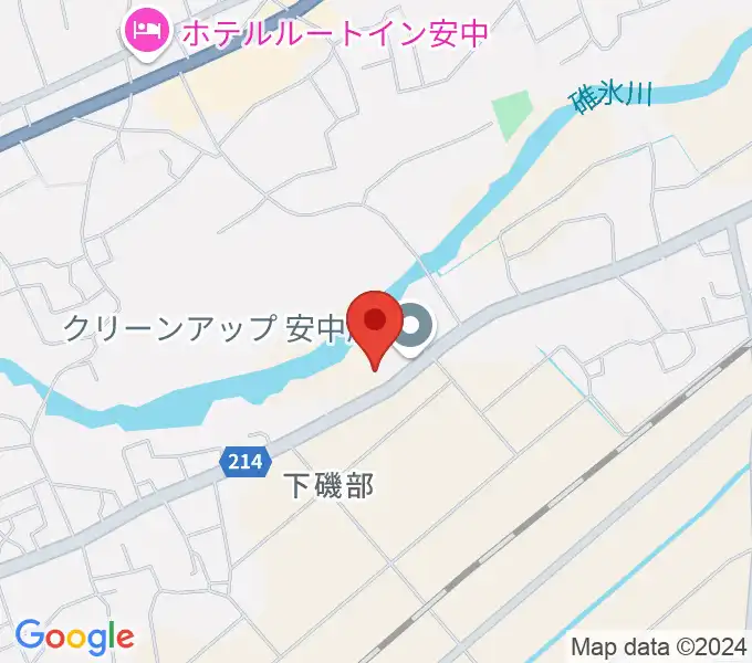 あんなか総合センター ヤマハミュージックの地図