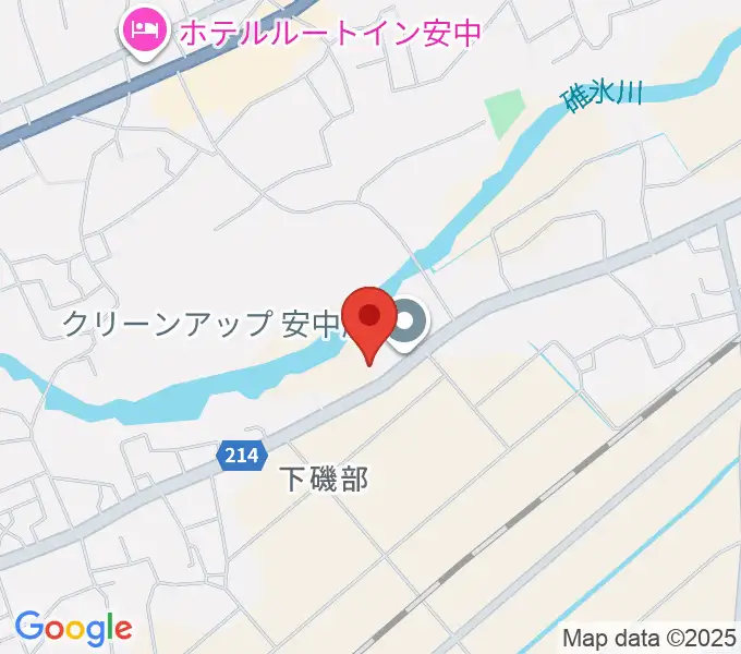 あんなか総合センター ヤマハミュージックの地図