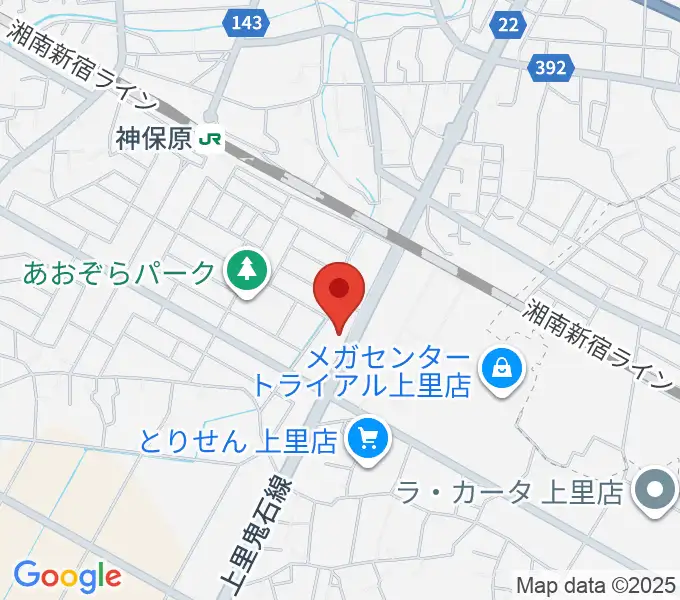 本庄かみさと総合センター ヤマハミュージックの地図
