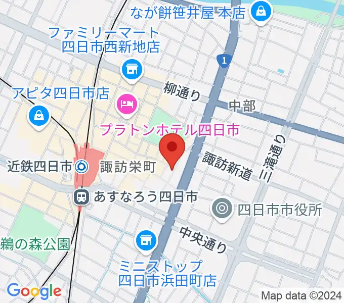 コスモ楽器の地図