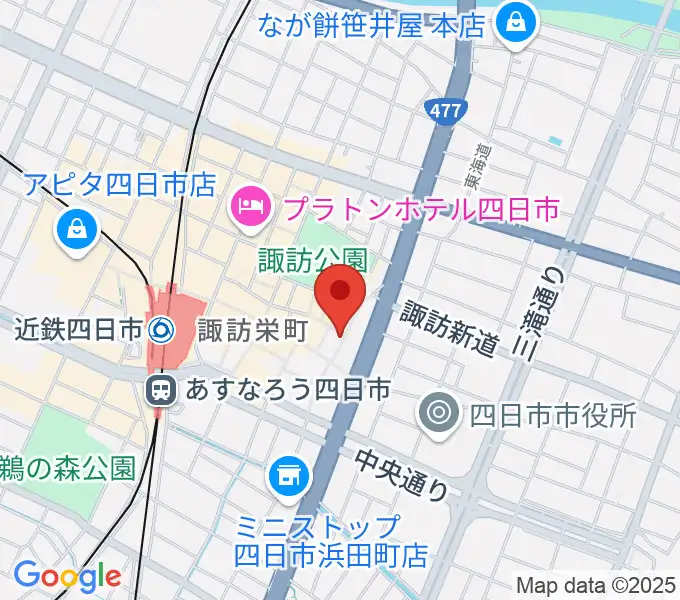 コスモ楽器の地図