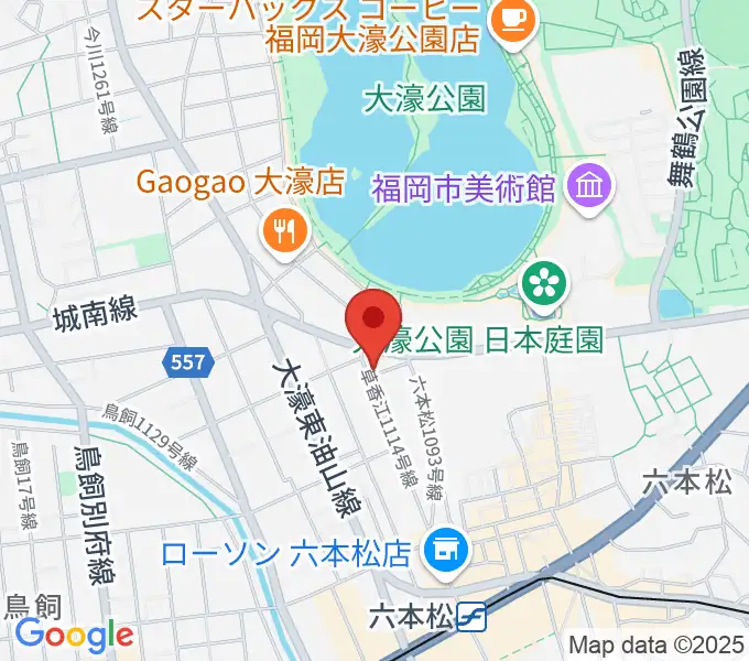 アルト・クレフ大濠の地図