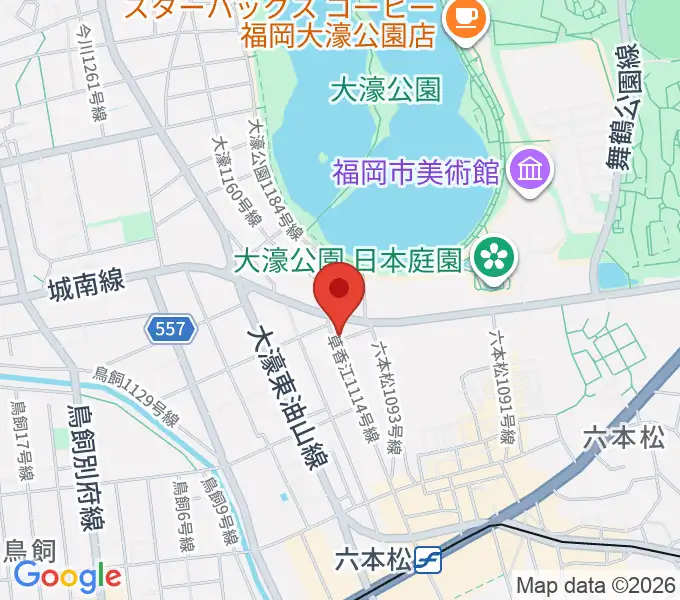 アルト・クレフ大濠の地図