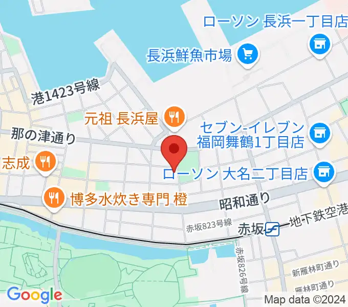 音楽塾ヴォイス福岡本校の地図