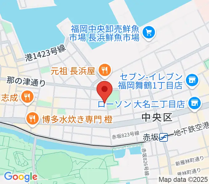 音楽塾ヴォイス福岡本校の地図