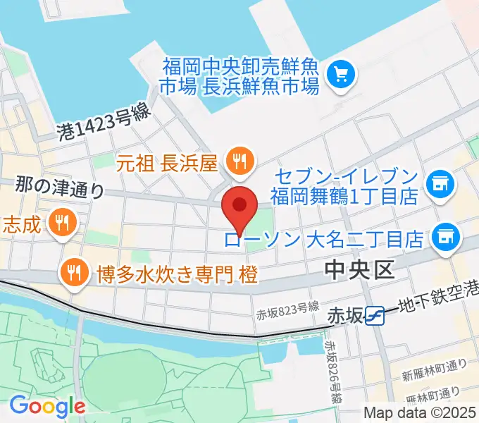 音楽塾ヴォイス福岡本校の地図