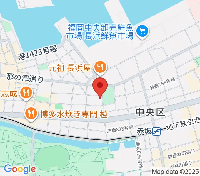 音楽塾ヴォイス福岡本校の地図