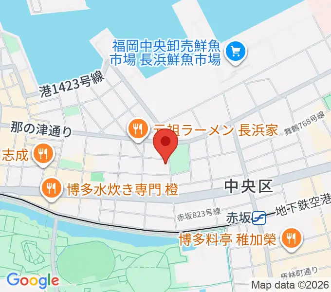 音楽塾ヴォイス福岡本校の地図