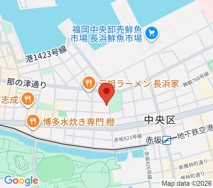 音楽塾ヴォイス福岡本校の地図