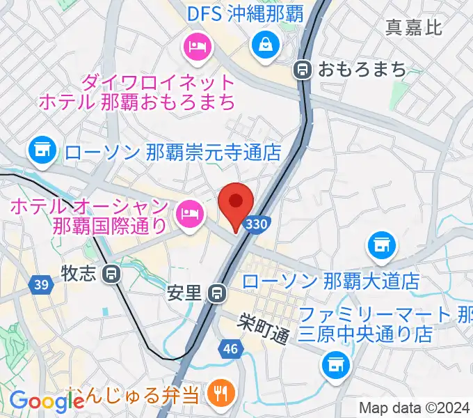 西部ピアノ 沖縄工房の地図