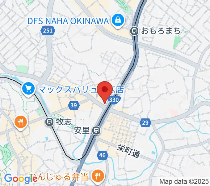 西部ピアノ 沖縄工房の地図