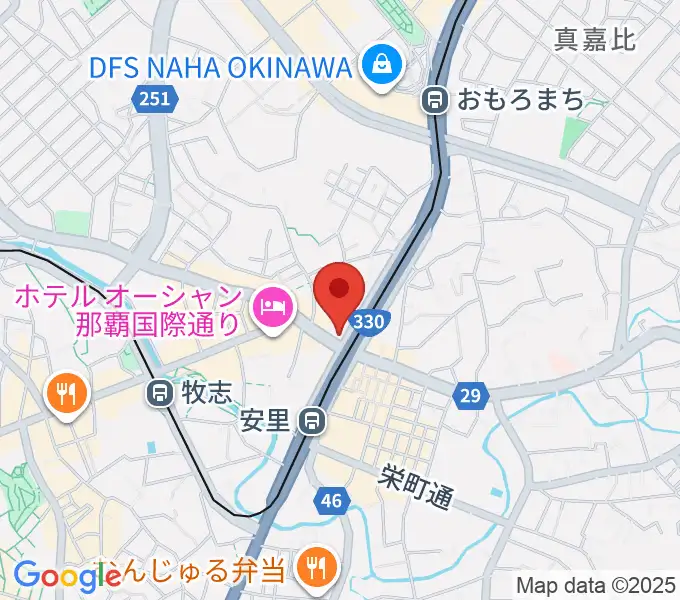 西部ピアノ 沖縄工房の地図