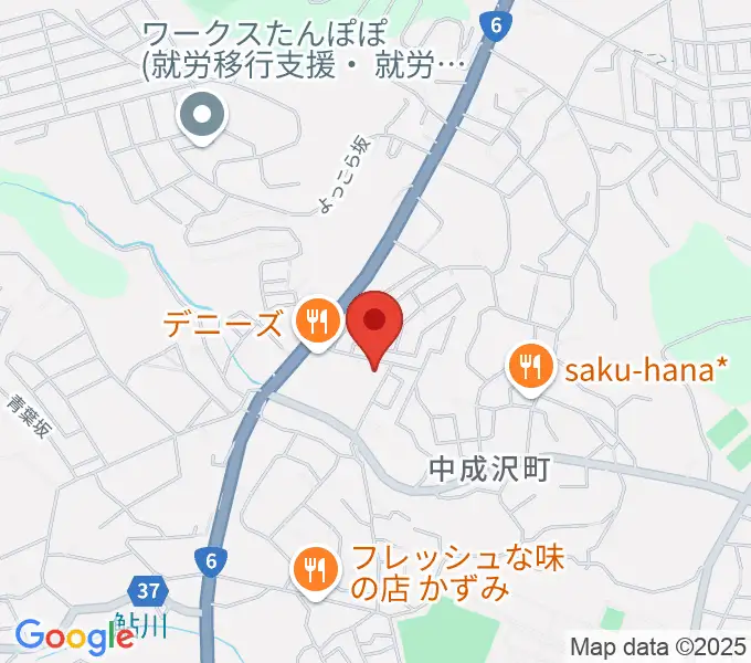 成沢プレーゴセンター ヤマハ音楽教室の地図