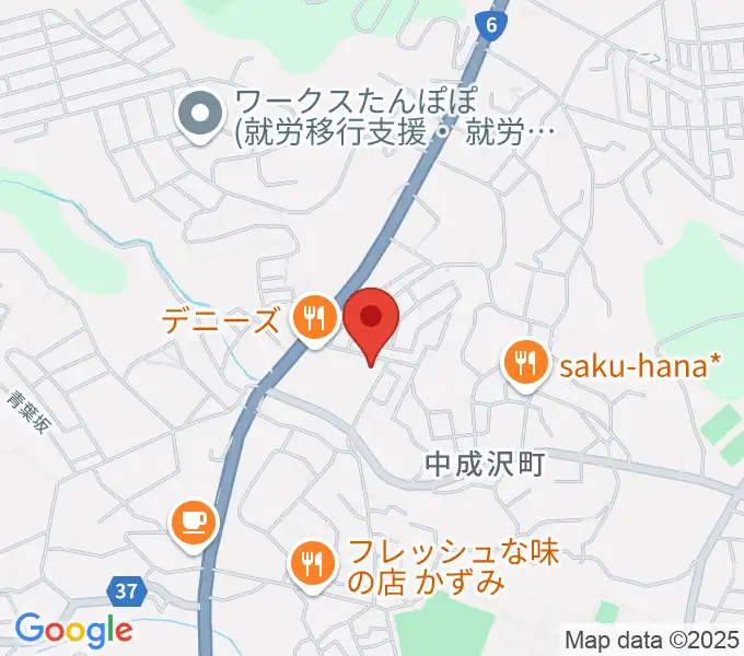成沢プレーゴセンター ヤマハ音楽教室の地図