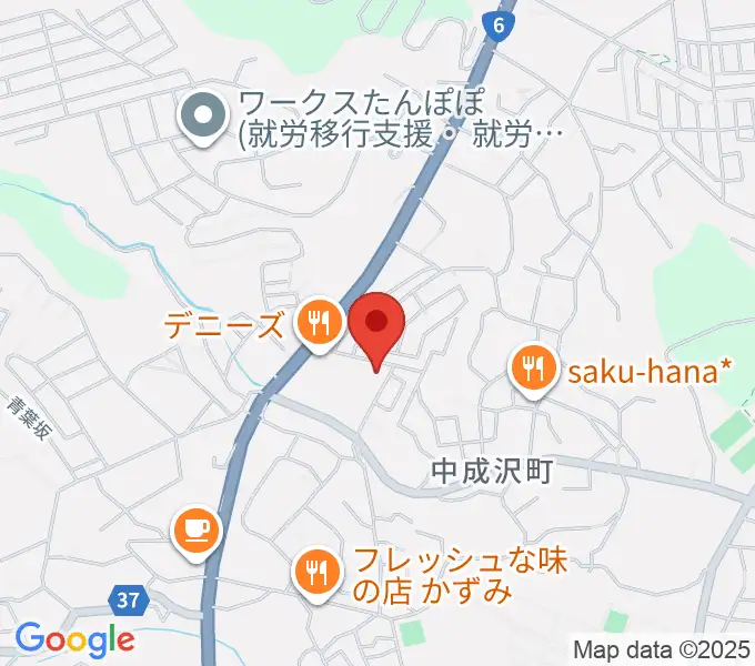 成沢プレーゴセンター ヤマハ音楽教室の地図
