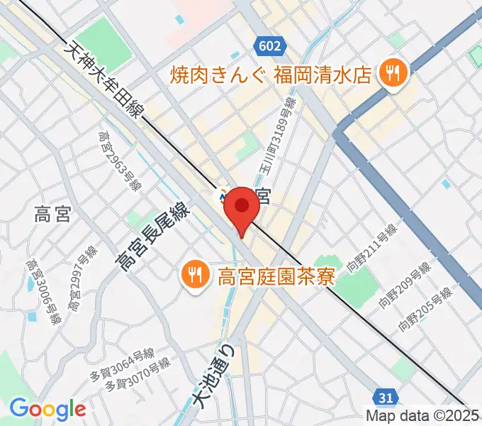 音楽教室ララムジカの地図