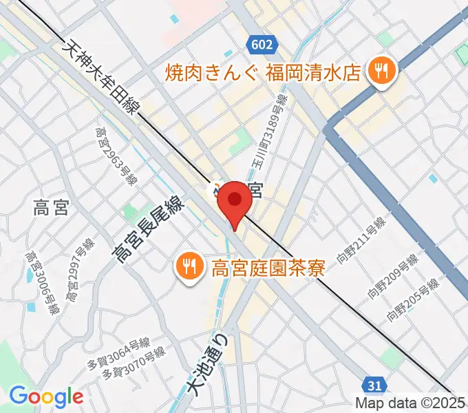 音楽教室ララムジカの地図