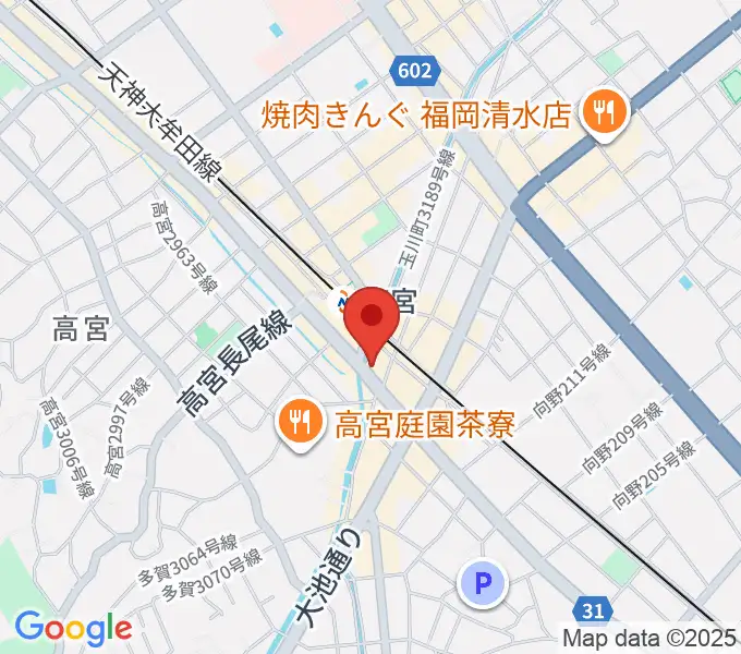 音楽教室ララムジカの地図