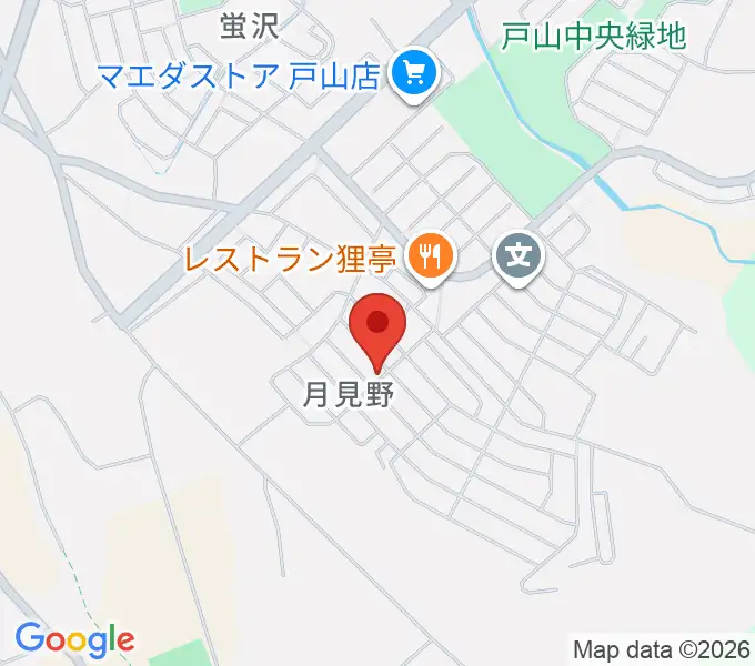 今井ピアノ教室の地図