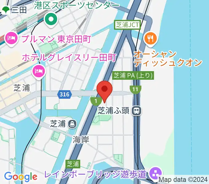 ピアノ運送株式会社の地図