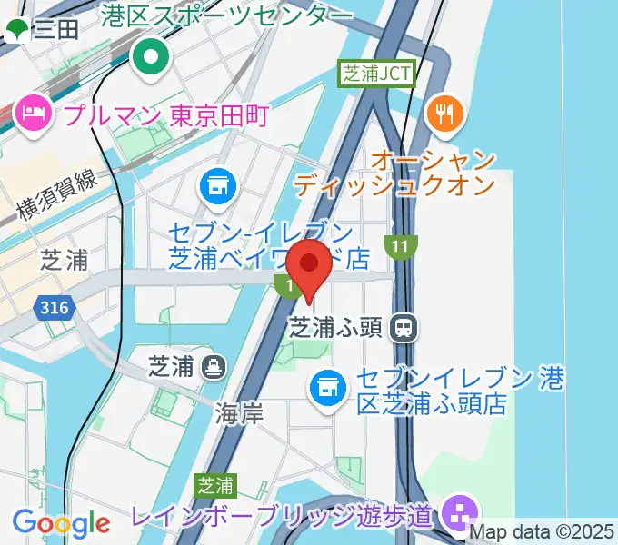 ピアノ運送株式会社の地図