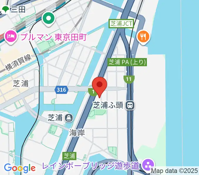 ピアノ運送株式会社の地図