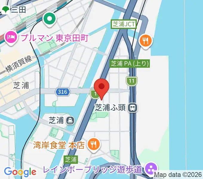 ピアノ運送株式会社の地図