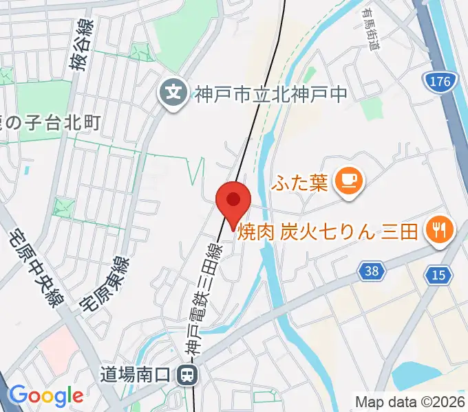 有限会社ピアノ技研の地図