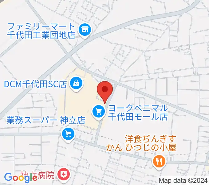 かすみがうらセンター ヤマハミュージックの地図