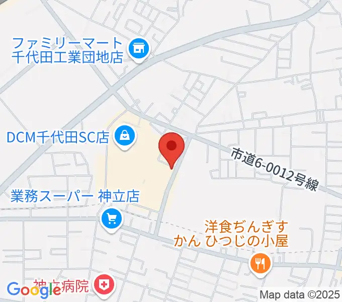 かすみがうらセンター ヤマハミュージックの地図