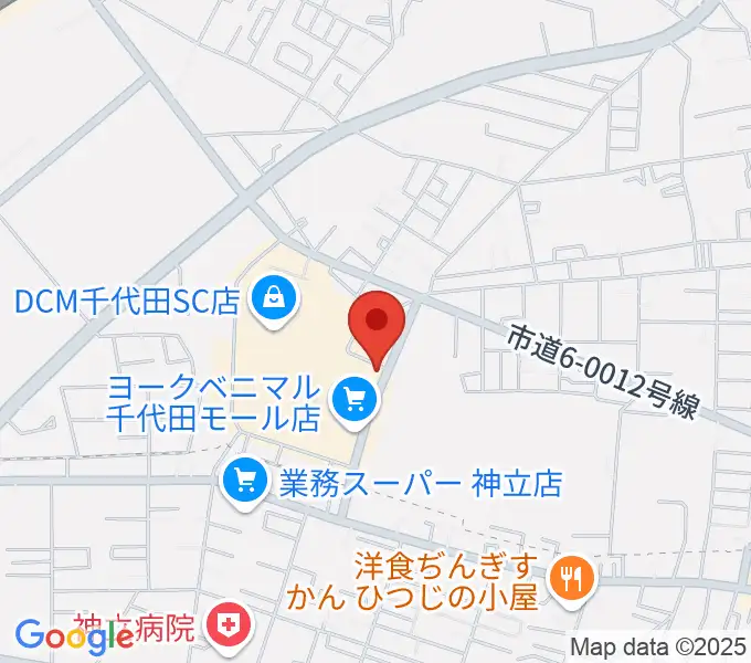 かすみがうらセンター ヤマハミュージックの地図