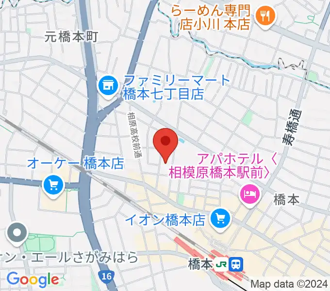 Piacere Music School 橋本教室の地図