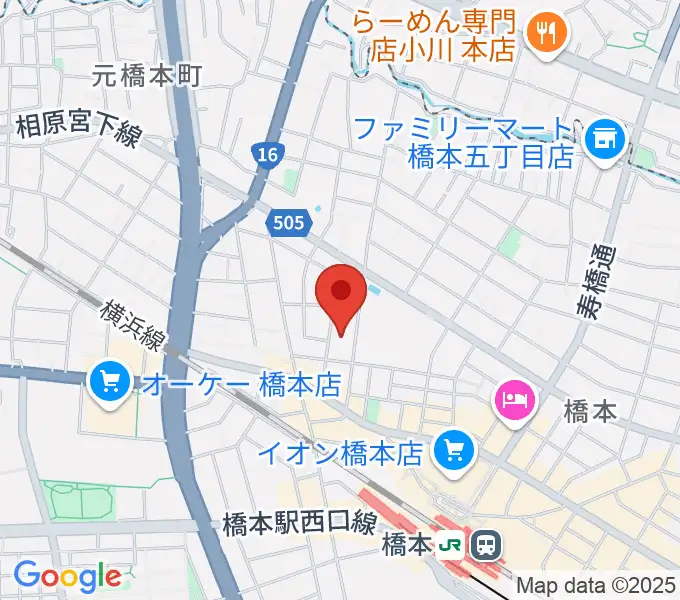Piacere Music School 橋本教室の地図