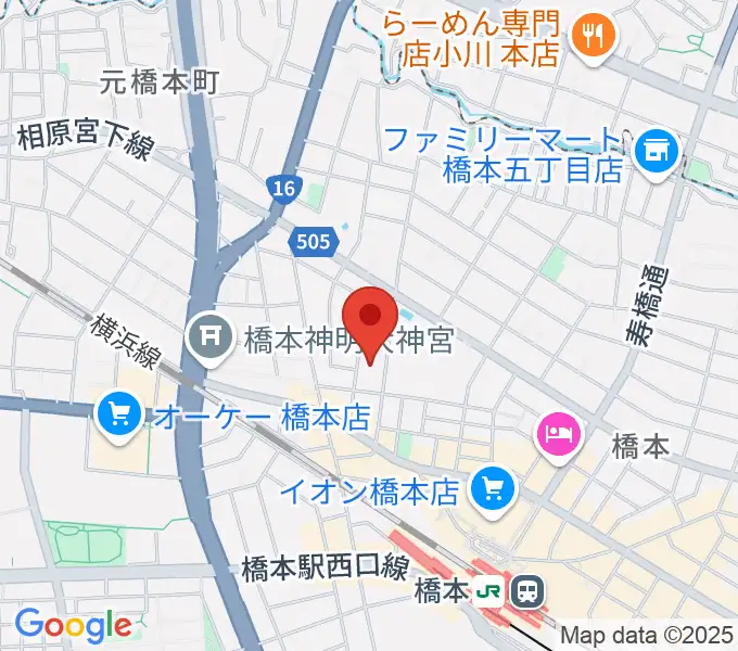 Piacere Music School 橋本教室の地図