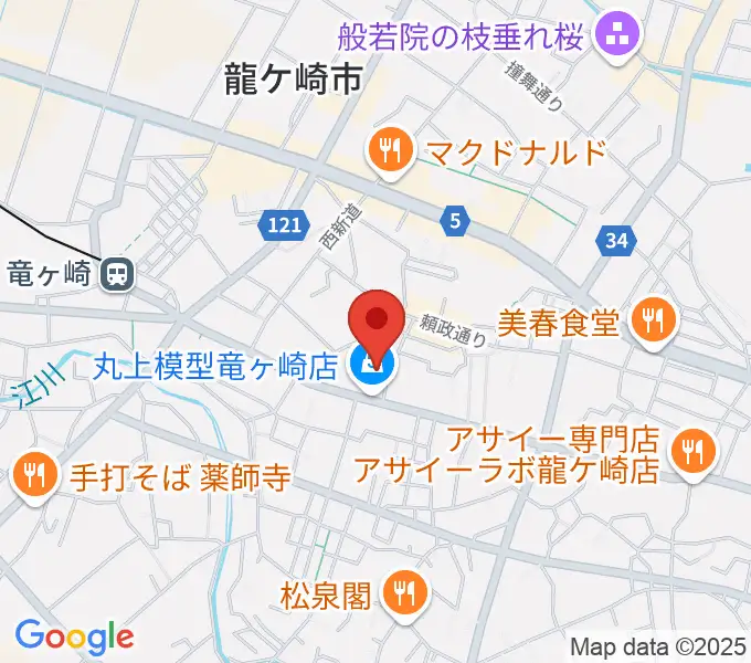 竜ヶ崎教室 ヤマハミュージックの地図