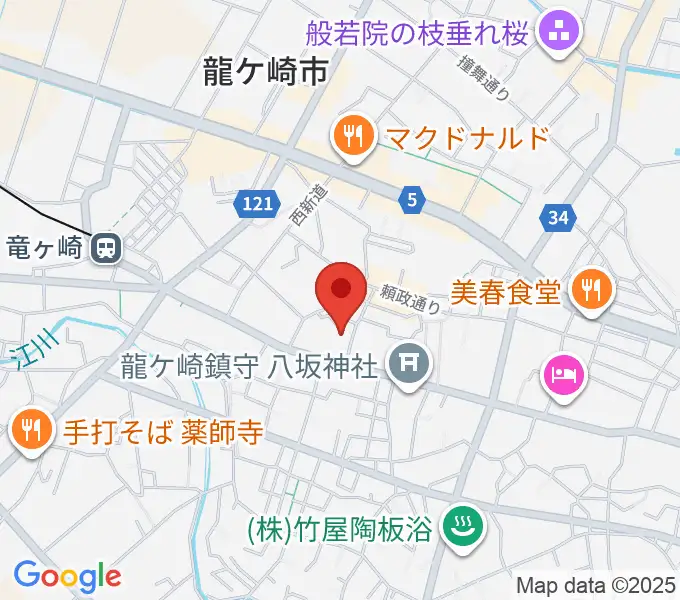 竜ヶ崎教室 ヤマハミュージックの地図