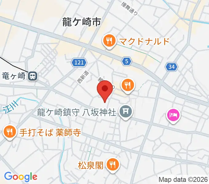 竜ヶ崎教室 ヤマハミュージックの地図